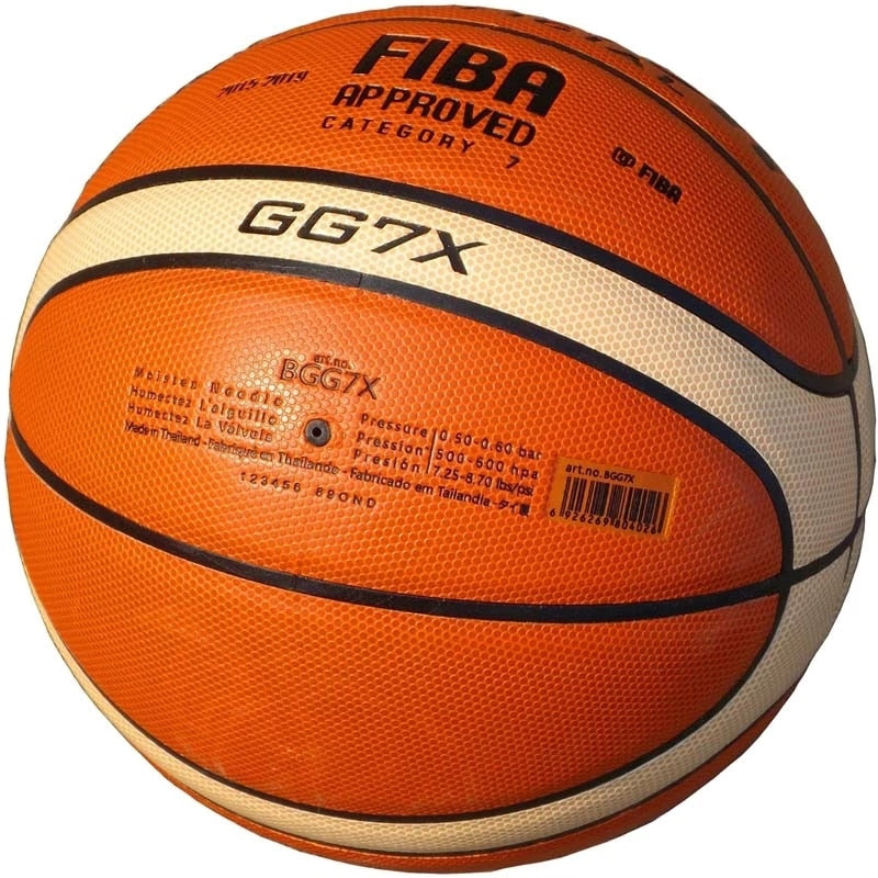 FIBA Basketball Approved Size 7 PU Leather